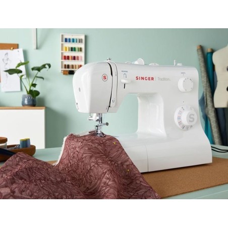 Buy Singer Tradition 2282 Sewing Machine in White - Versatile, Durable, and User-Friendly